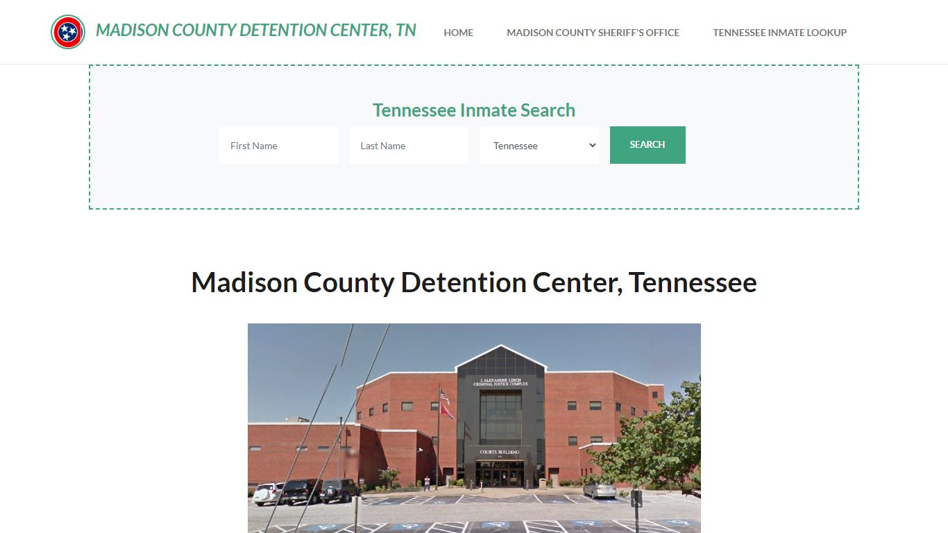 Madison County Detention Center, TN Inmate Roster, Offender Search